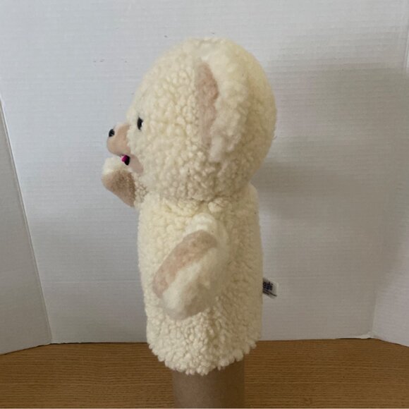 Vintage Russ Berrie Snuggle Teddy Bear Hand Puppet Plush 1986 13 in. New w Tags - Picture 2 of 9